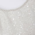 Ivory Sequin Boucle Mini Dress