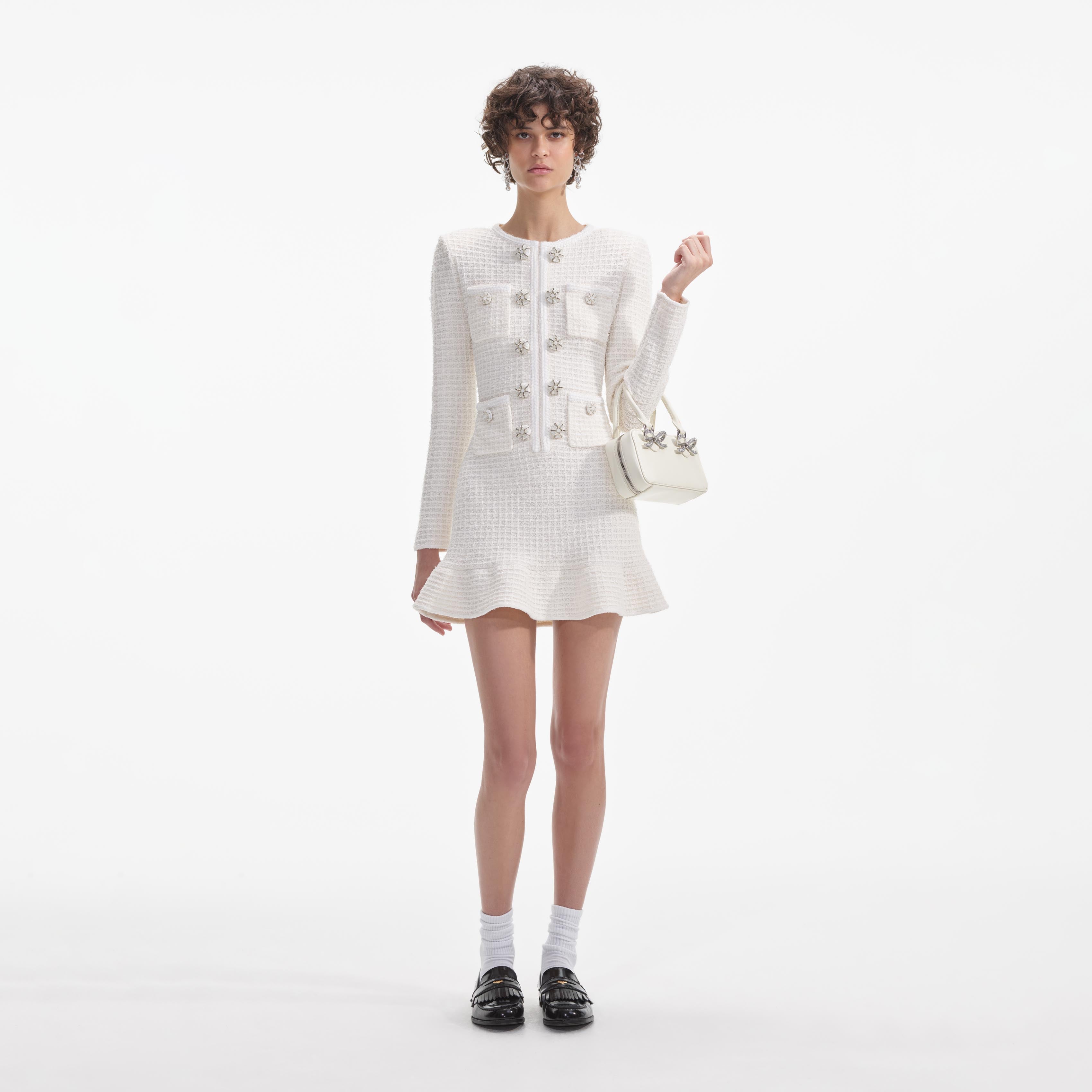 button knit mini dress Endless Rose