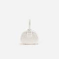 Cream Rhinestone Top Handle Micro Bag