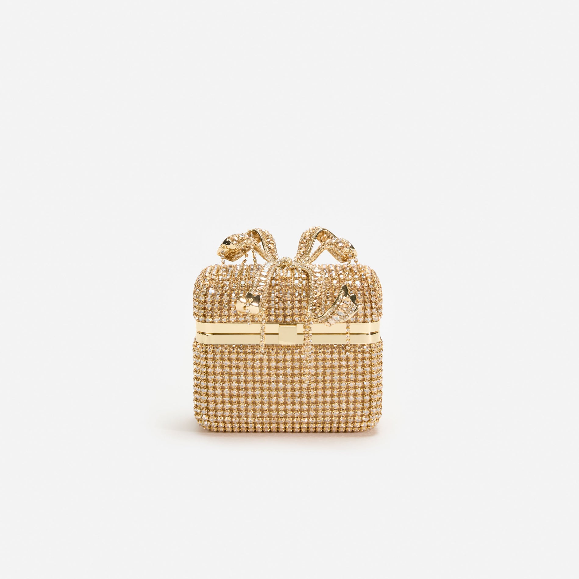 Gold Crystal Vanity Case