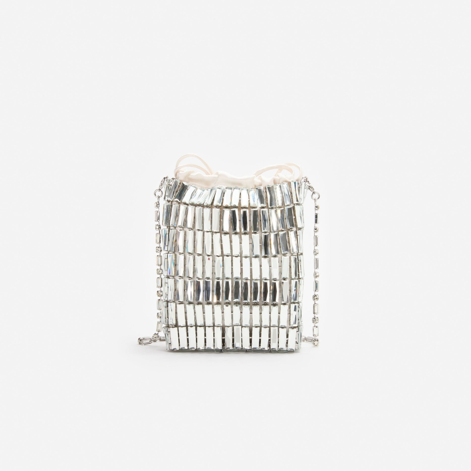Silver Crystal Mini Bag