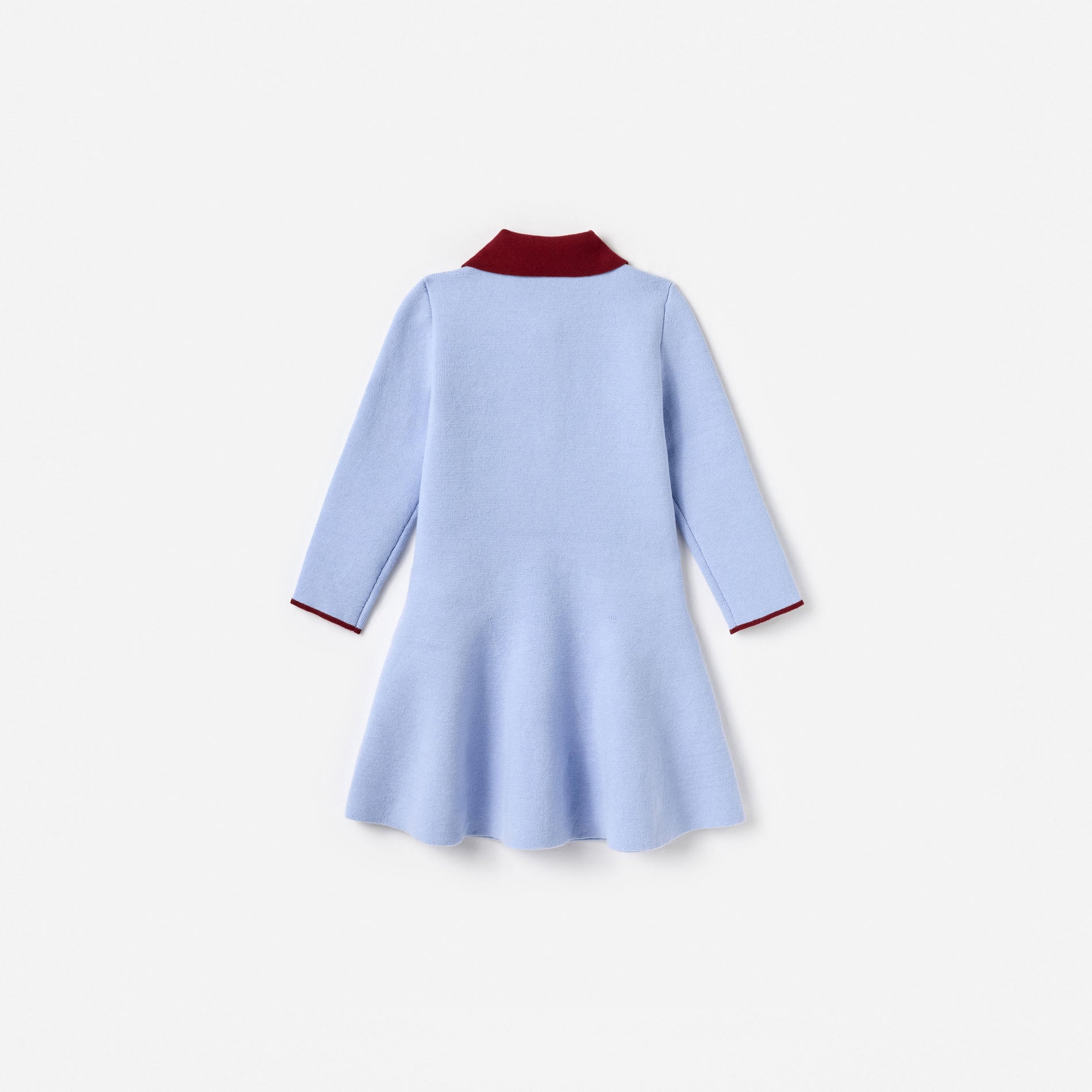Blue Flat Knit Dress