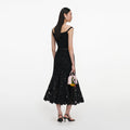 Black Lace Midi Skirt