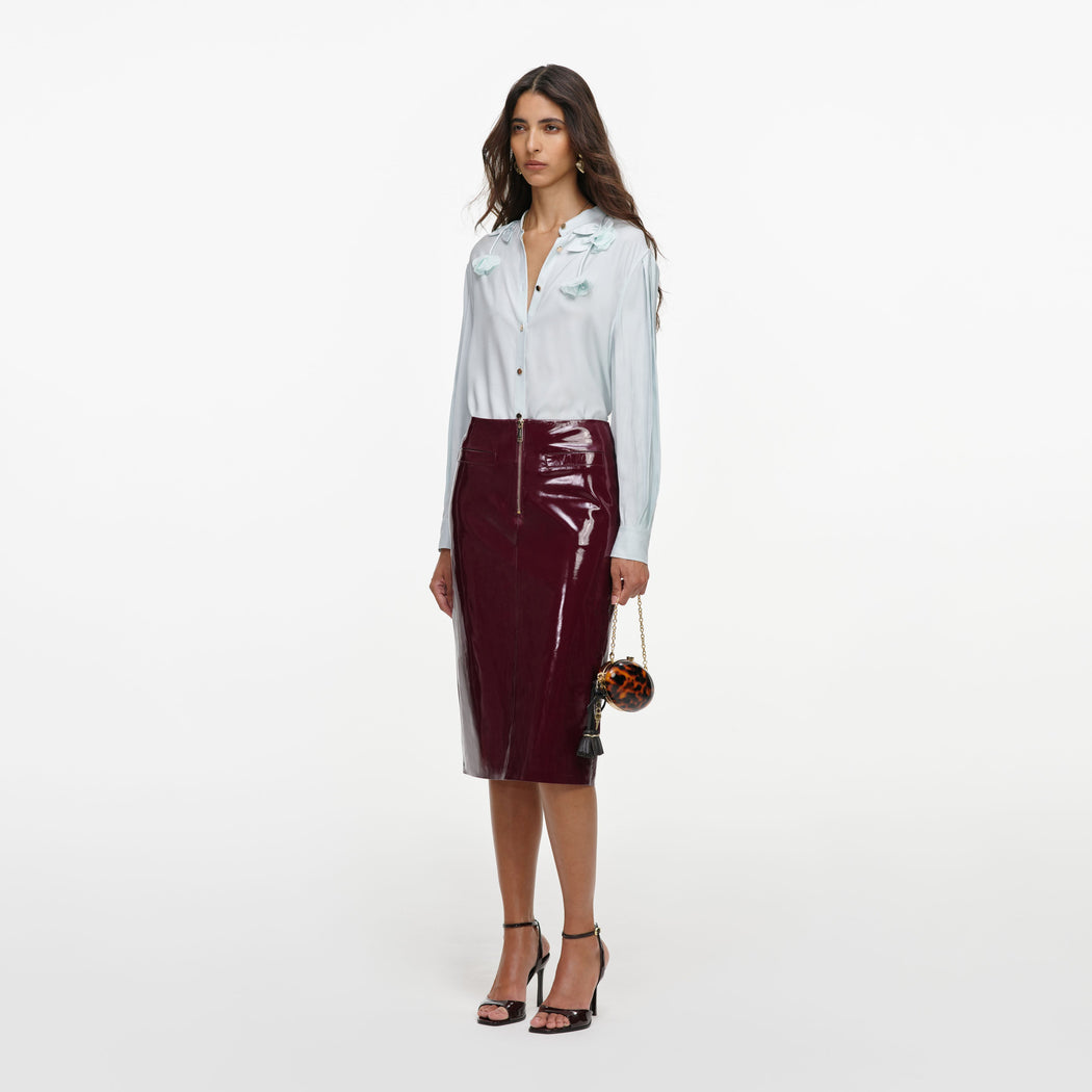 Light Blue Viscose Blouse