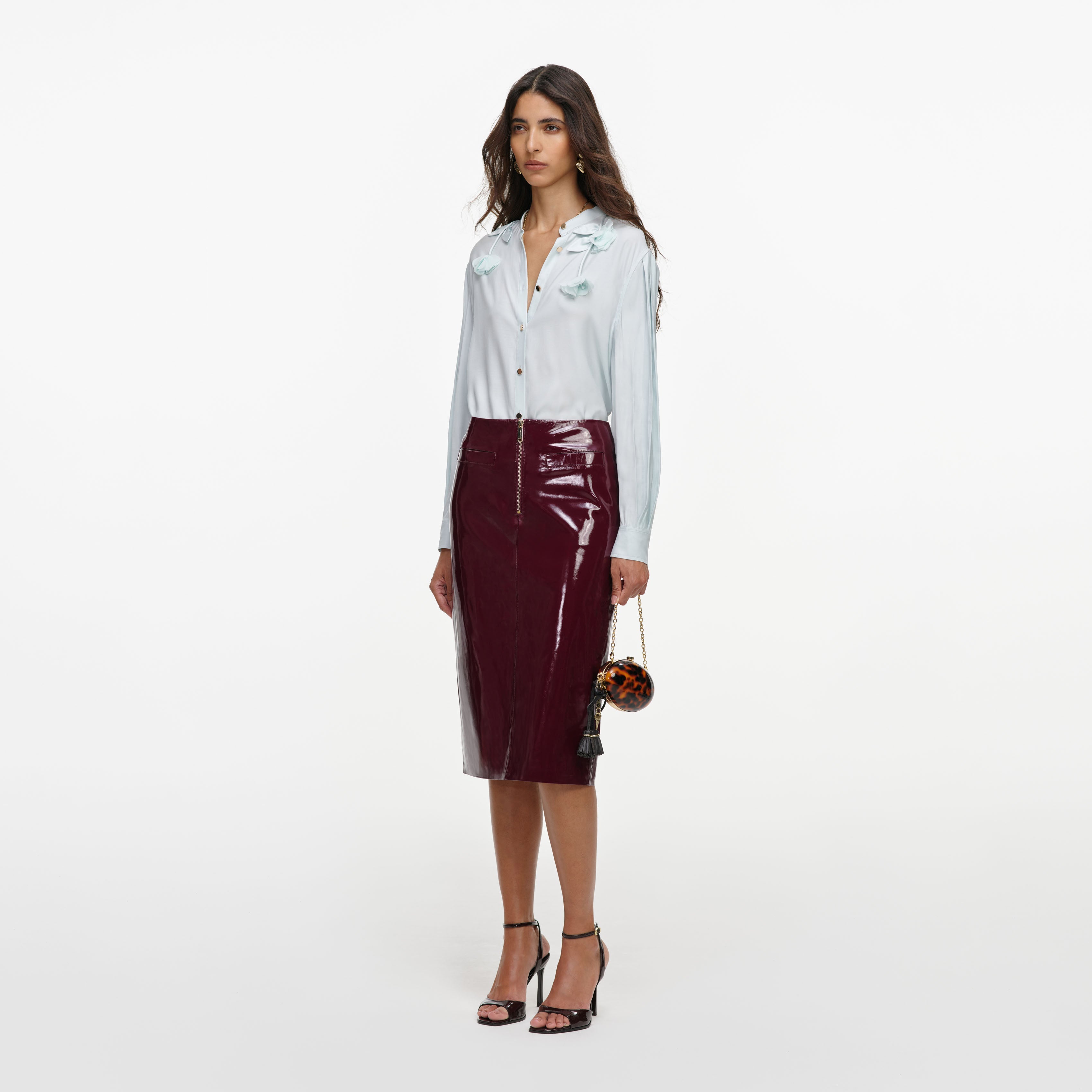 Light Blue Viscose Blouse