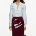 Light Blue Viscose Blouse