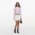 Pink Flower Light Knit Jumper