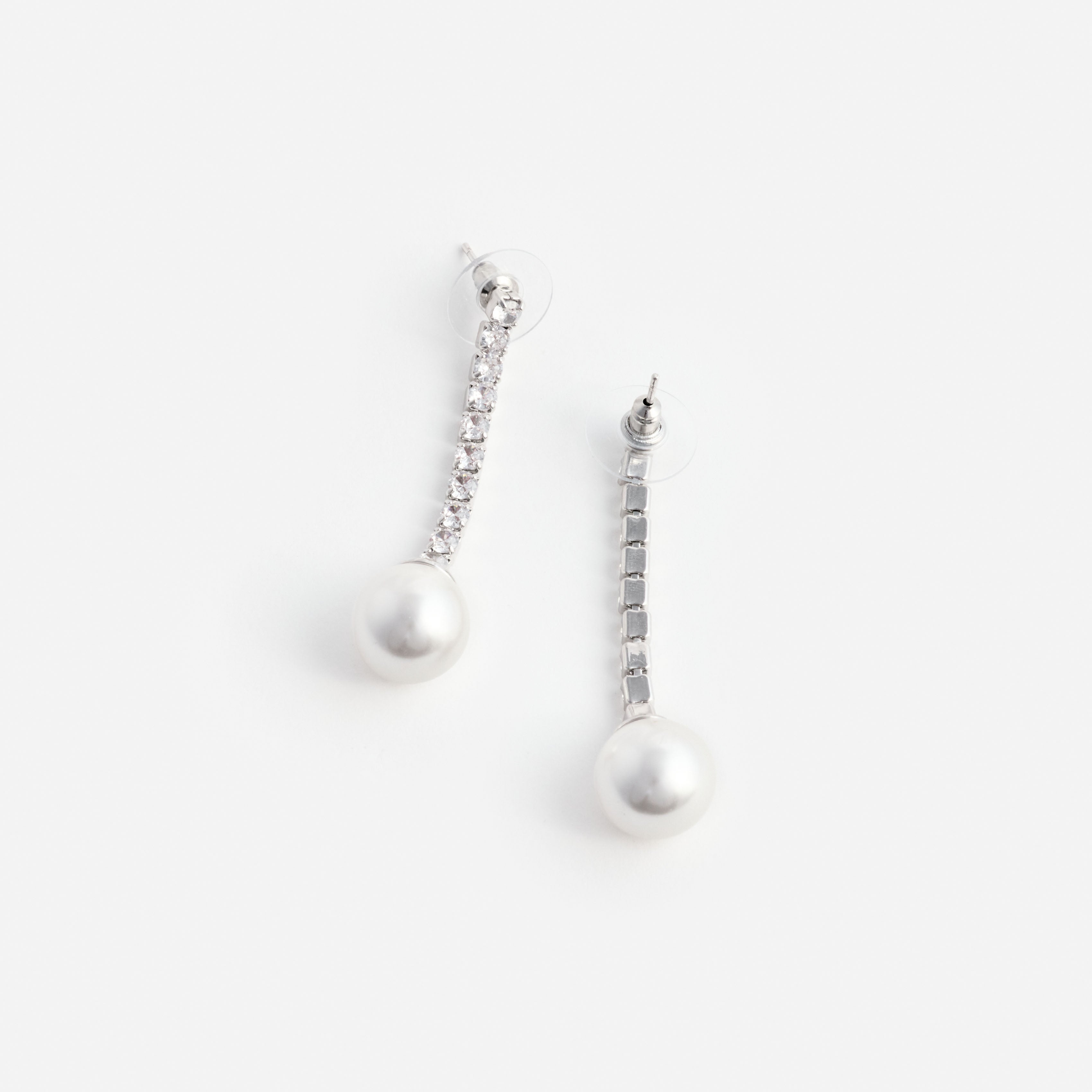 Crystal Pearl Droplet Earring