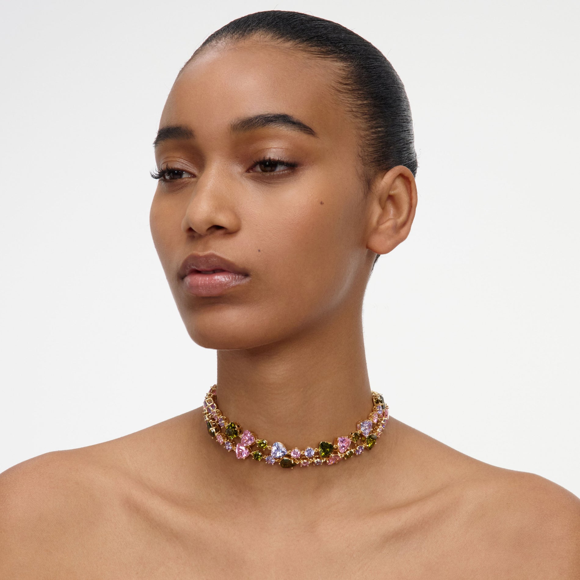 Multi Crystal Necklace