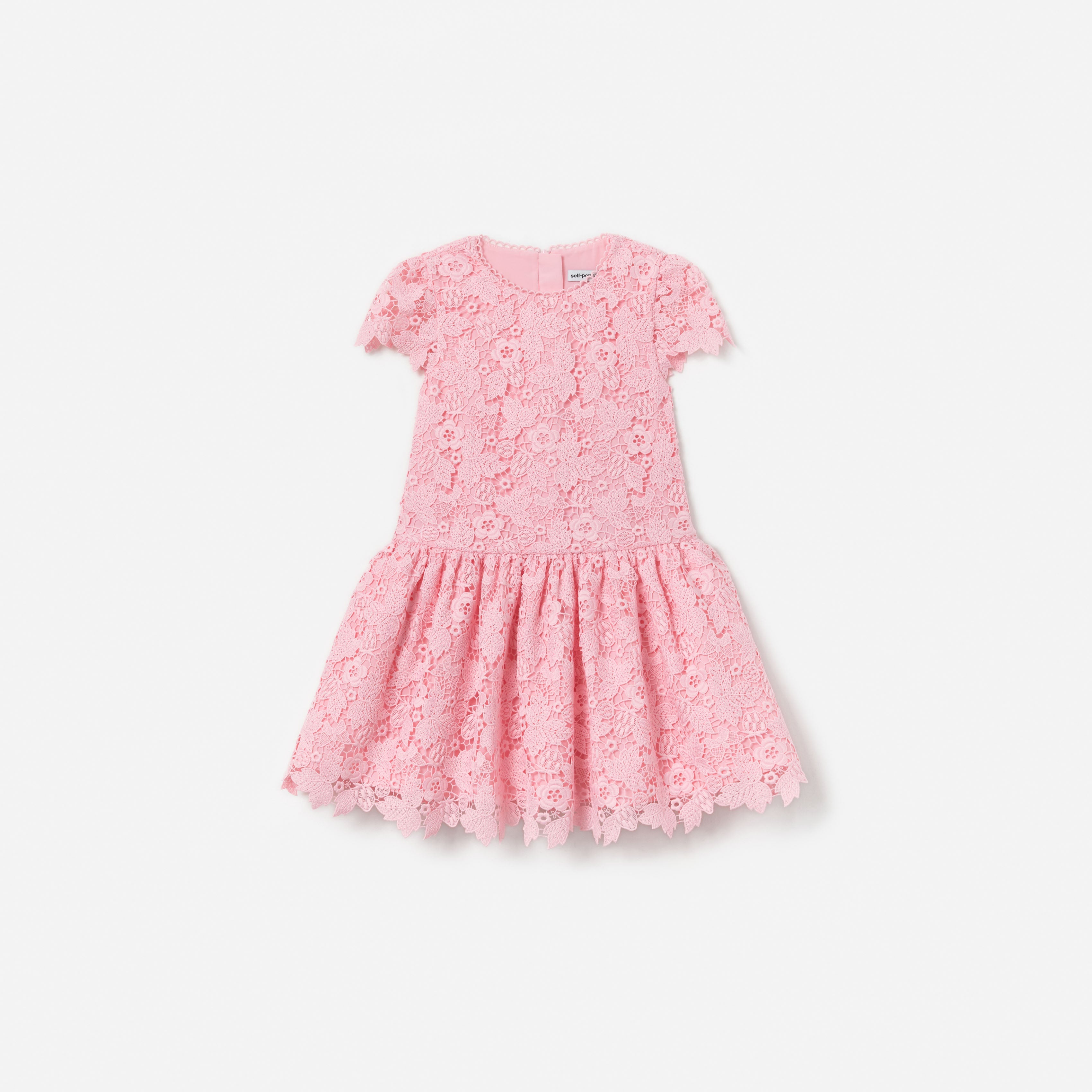 self portrait pink floral dress self-portrait - Pink Floral Lace Dress