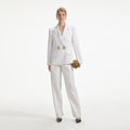White Linen Trousers