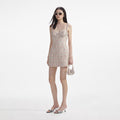Pastel Boucle Mini Dress