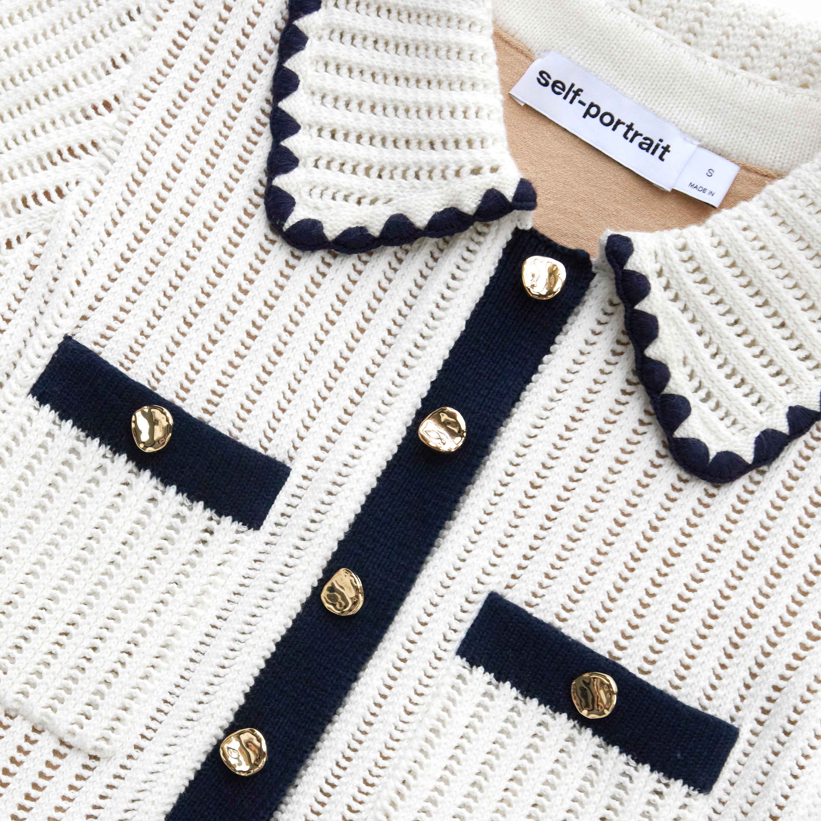 Cream Crochet Top