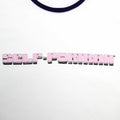 White T-Shirt With Pink SP Logo