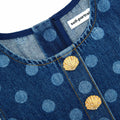 Polka Dot Denim Dress