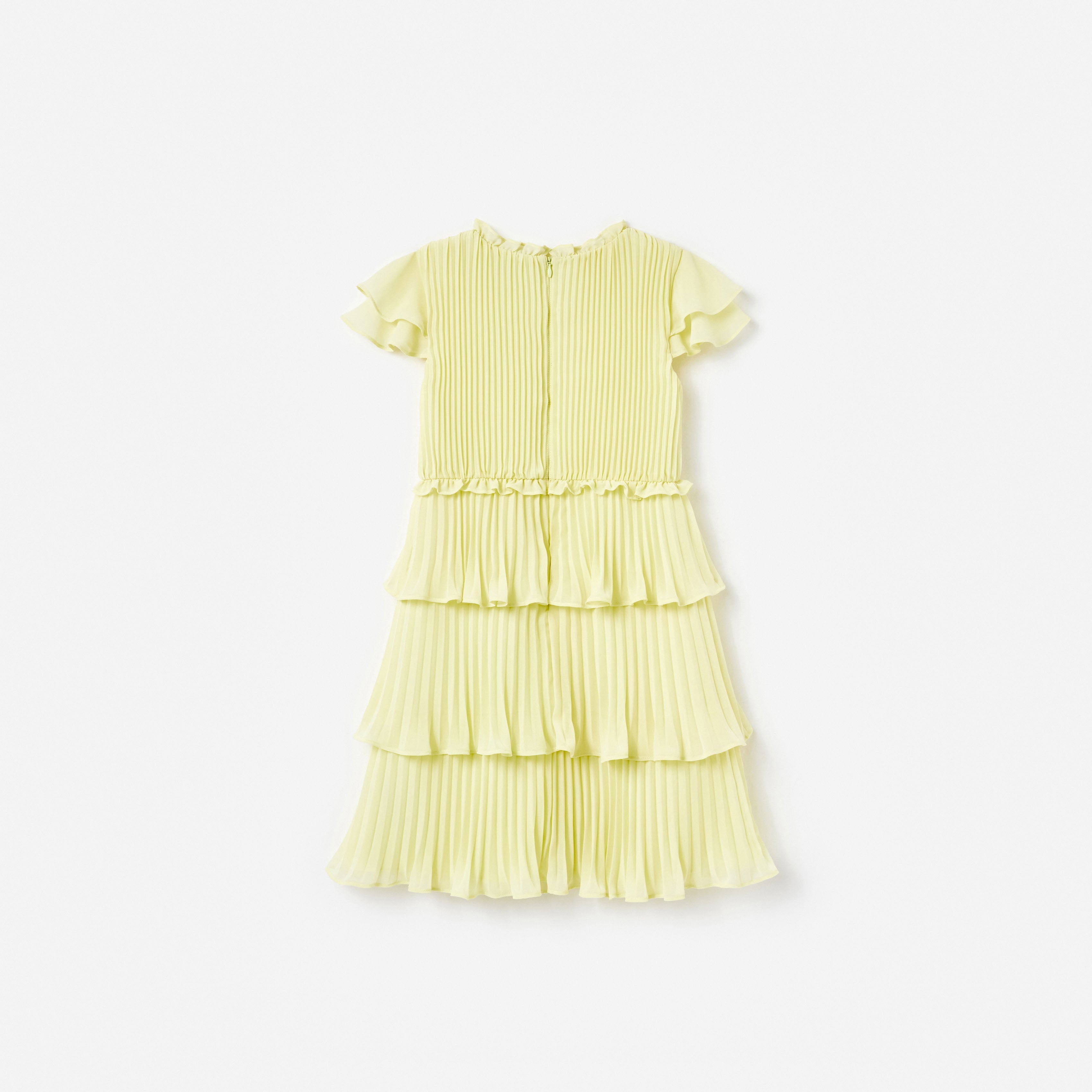 Yellow Chiffon Dress