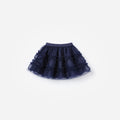 Navy Tulle Bow Skirt