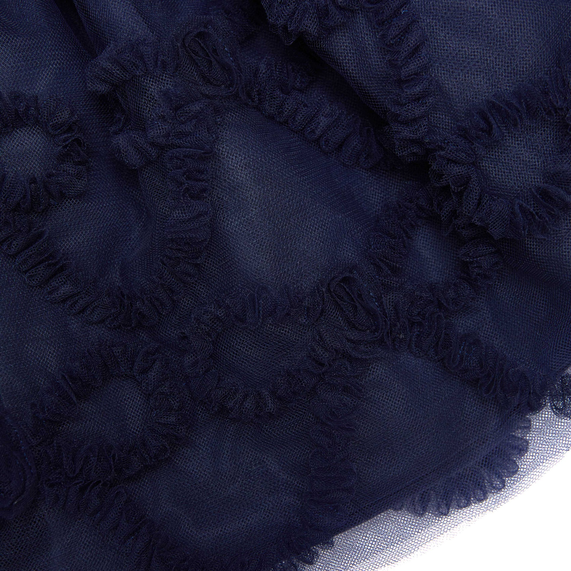 Navy Tulle Bow Skirt