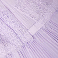 Lilac Chiffon Cape Dress