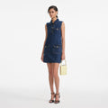 Denim Sleeveless Mini Dress