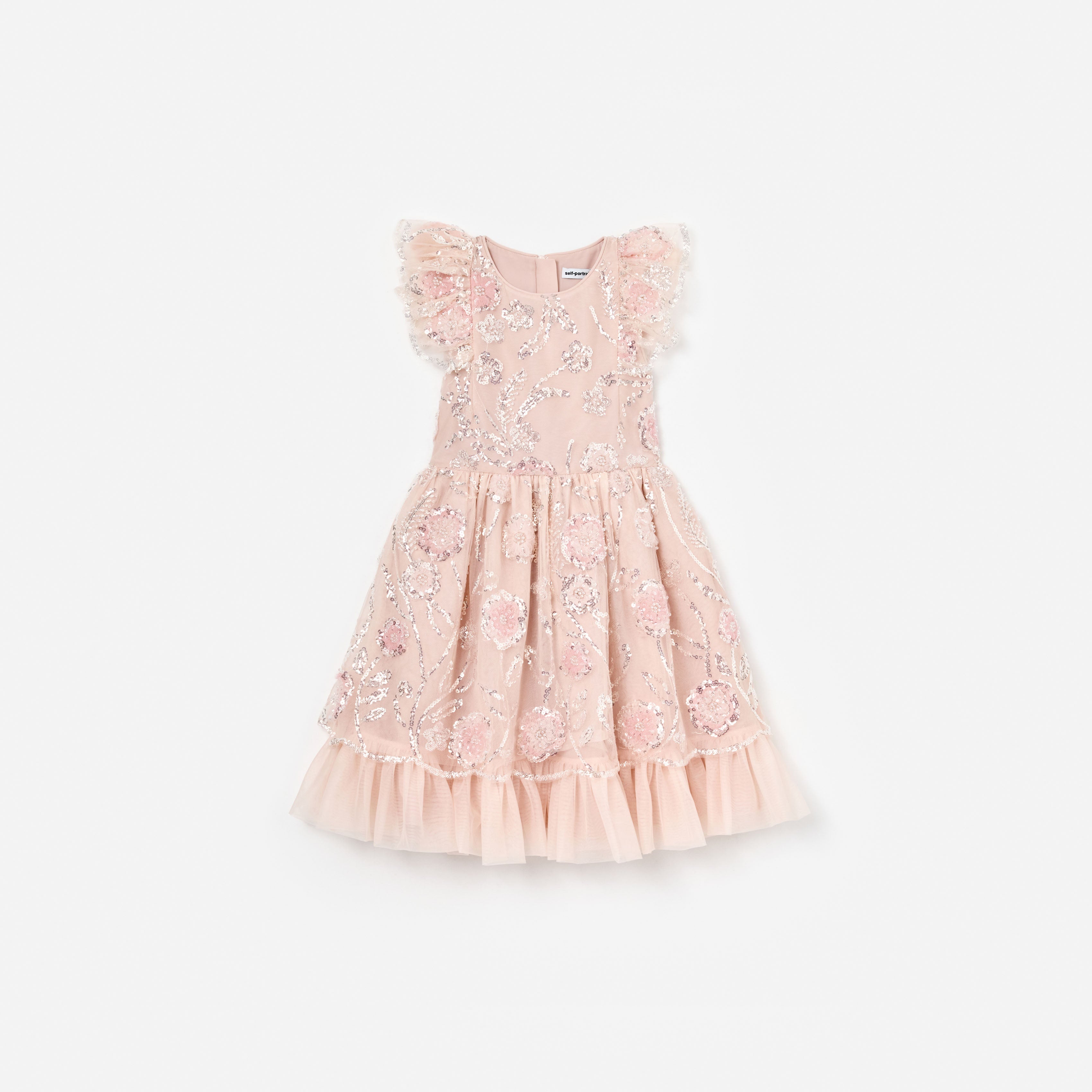 self portrait pink sequin dress self-portrait | REVOLVE