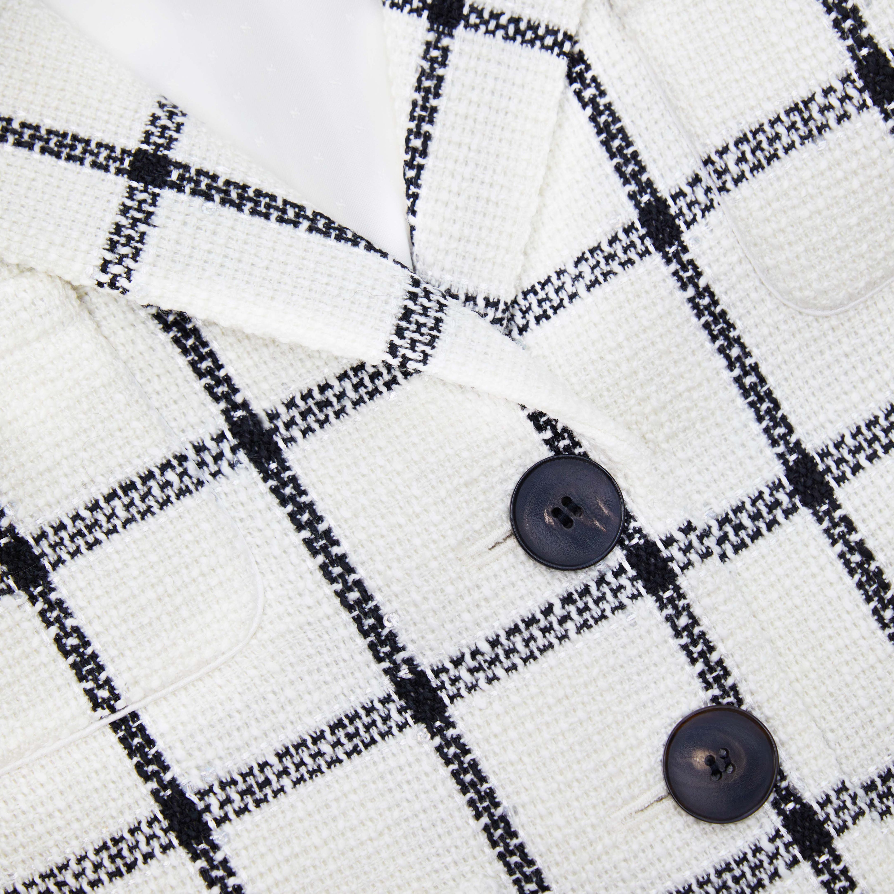 Cream Check Jacket