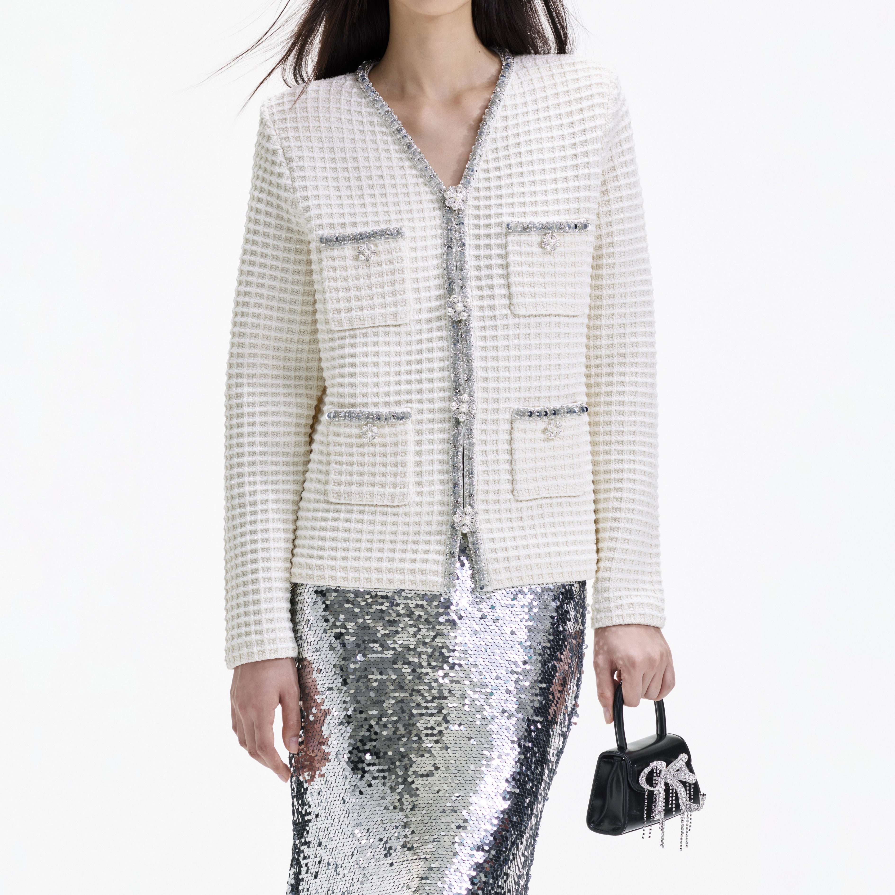 Cream Knit Cardigan