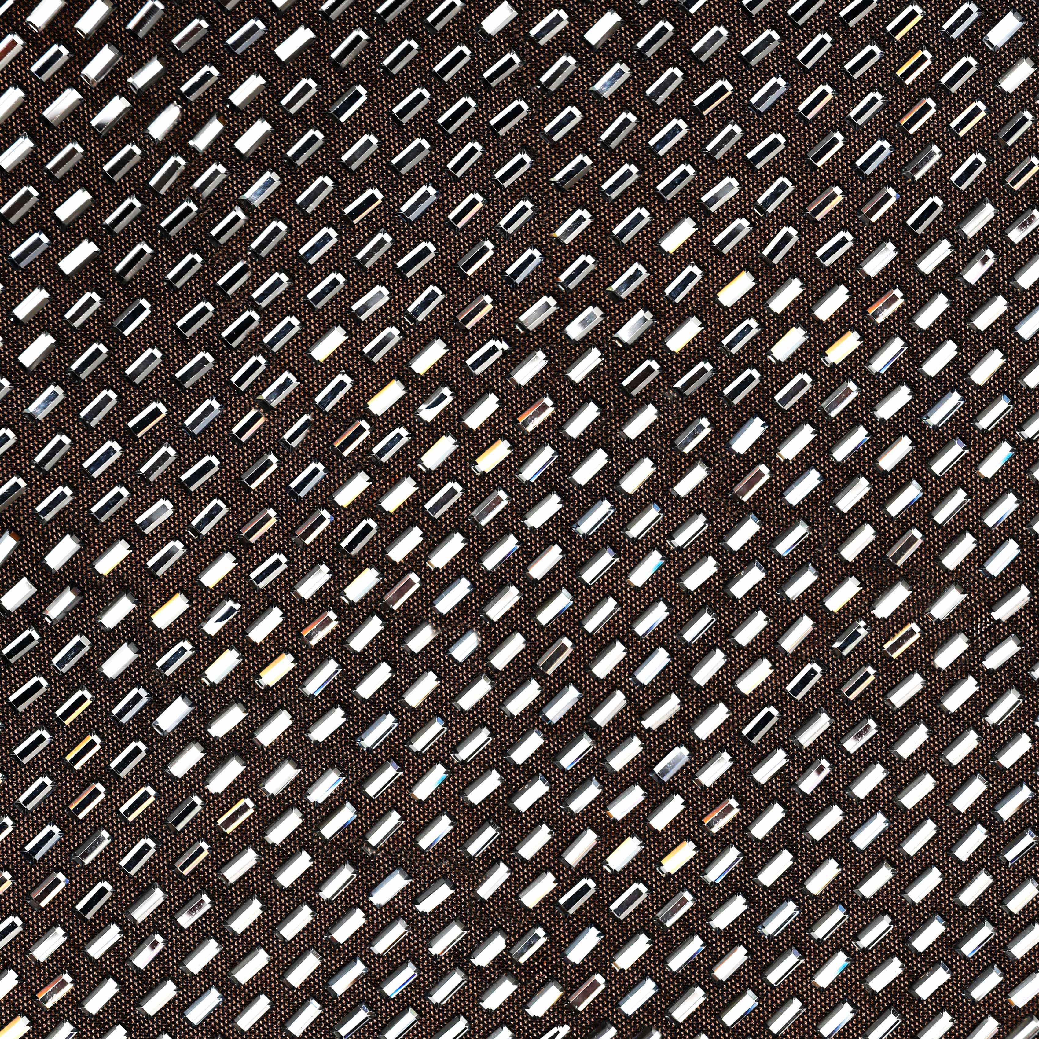 Gunmetal Rhinestone Mesh Mini Dress