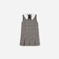 Black Check Sleeveless Dress
