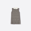 Black Check Sleeveless Dress