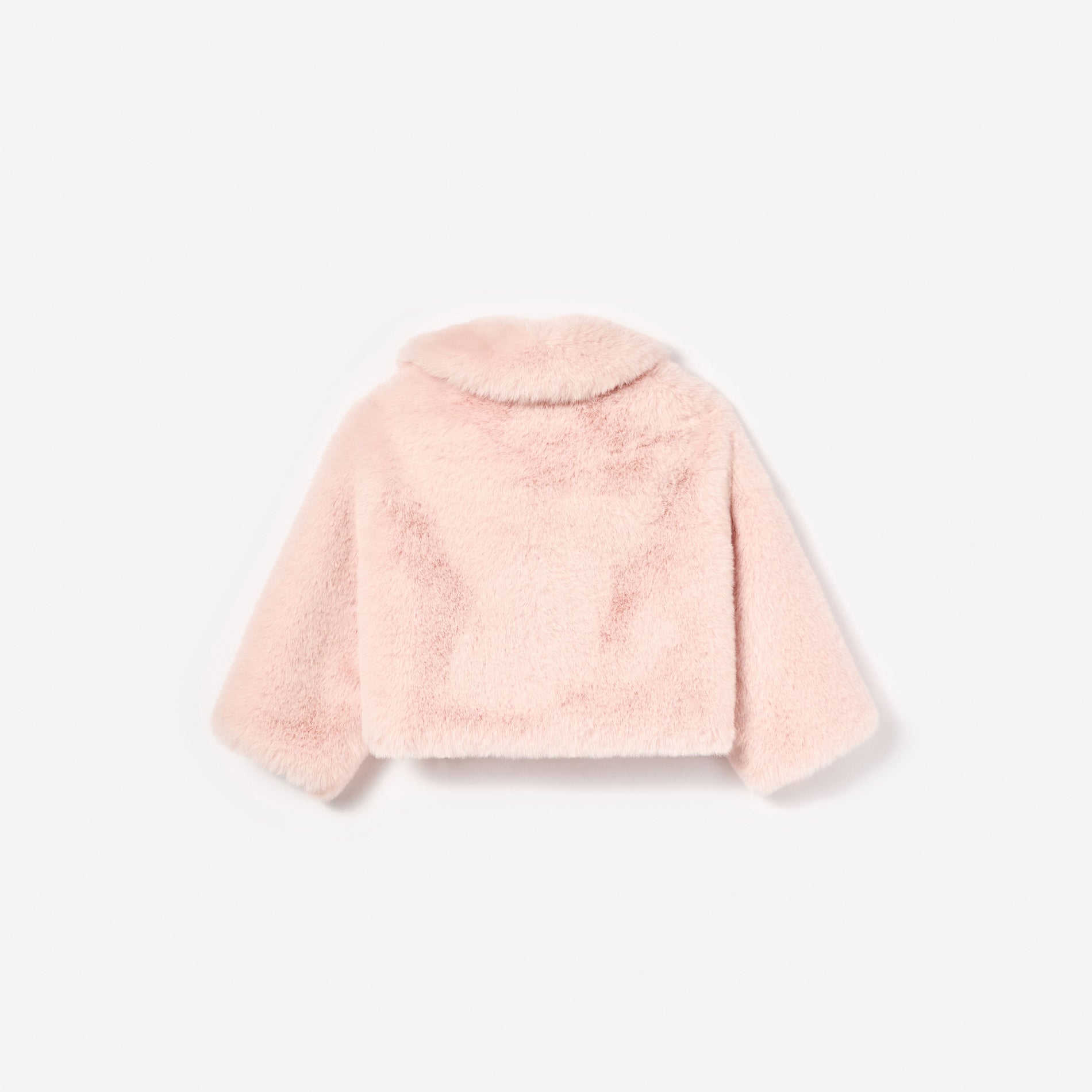 Pink Faux Fur Jacket