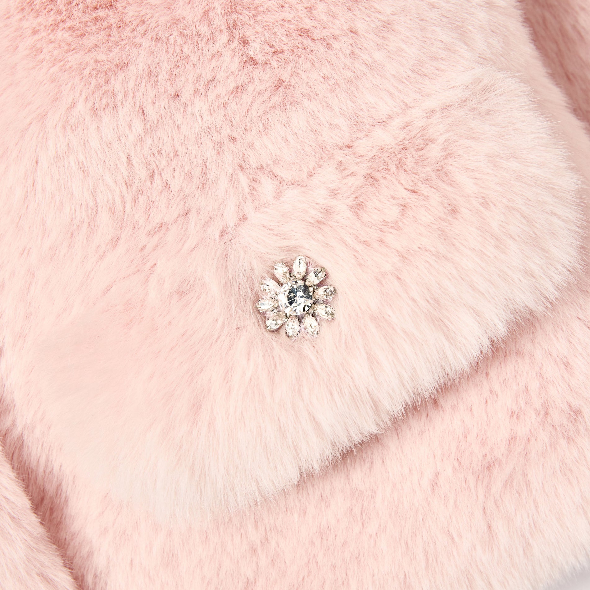 Pink Faux Fur Jacket