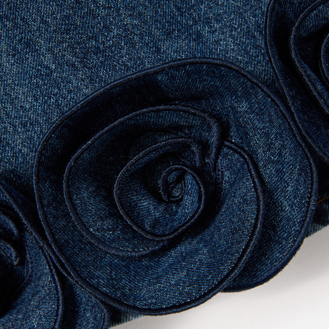 Denim Flower Dress