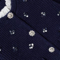 Navy Embellished Cardigan
