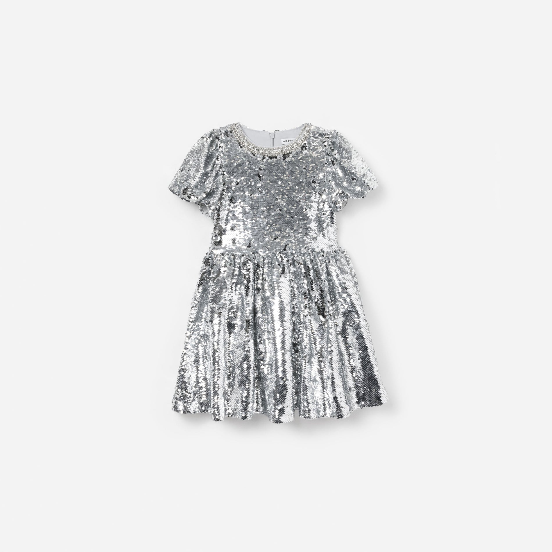 Silver Sequin Dress