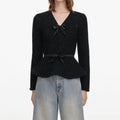 Black Sequin Knit Top