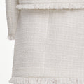 Cream Sequin Boucle Mini Skirt