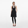 Black Boucle Mini Skirt