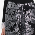 Silver Fil Coupe Midi Skirt