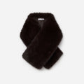 Brown Faux Fur Scarf