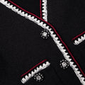 Black Knit Mini Dress