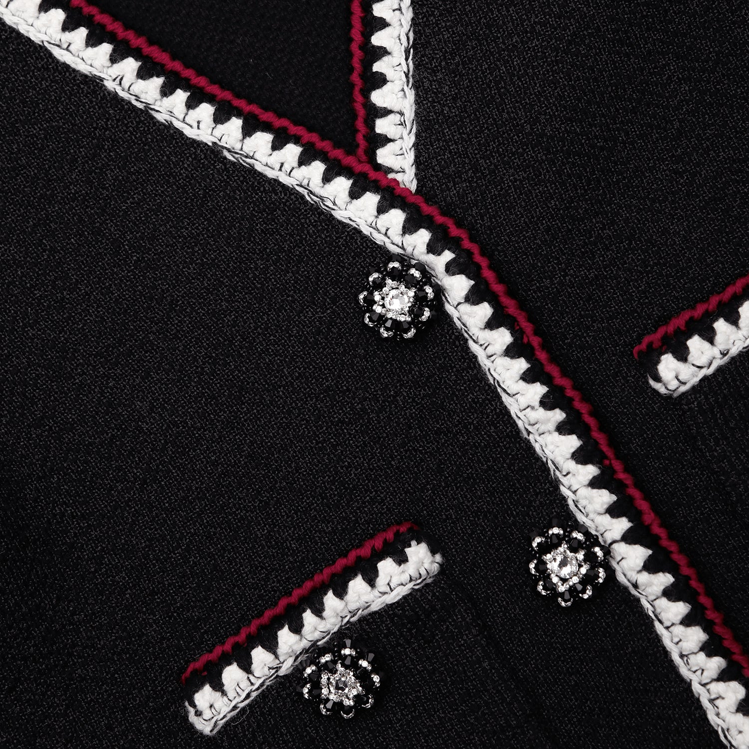 Black Knit Mini Dress