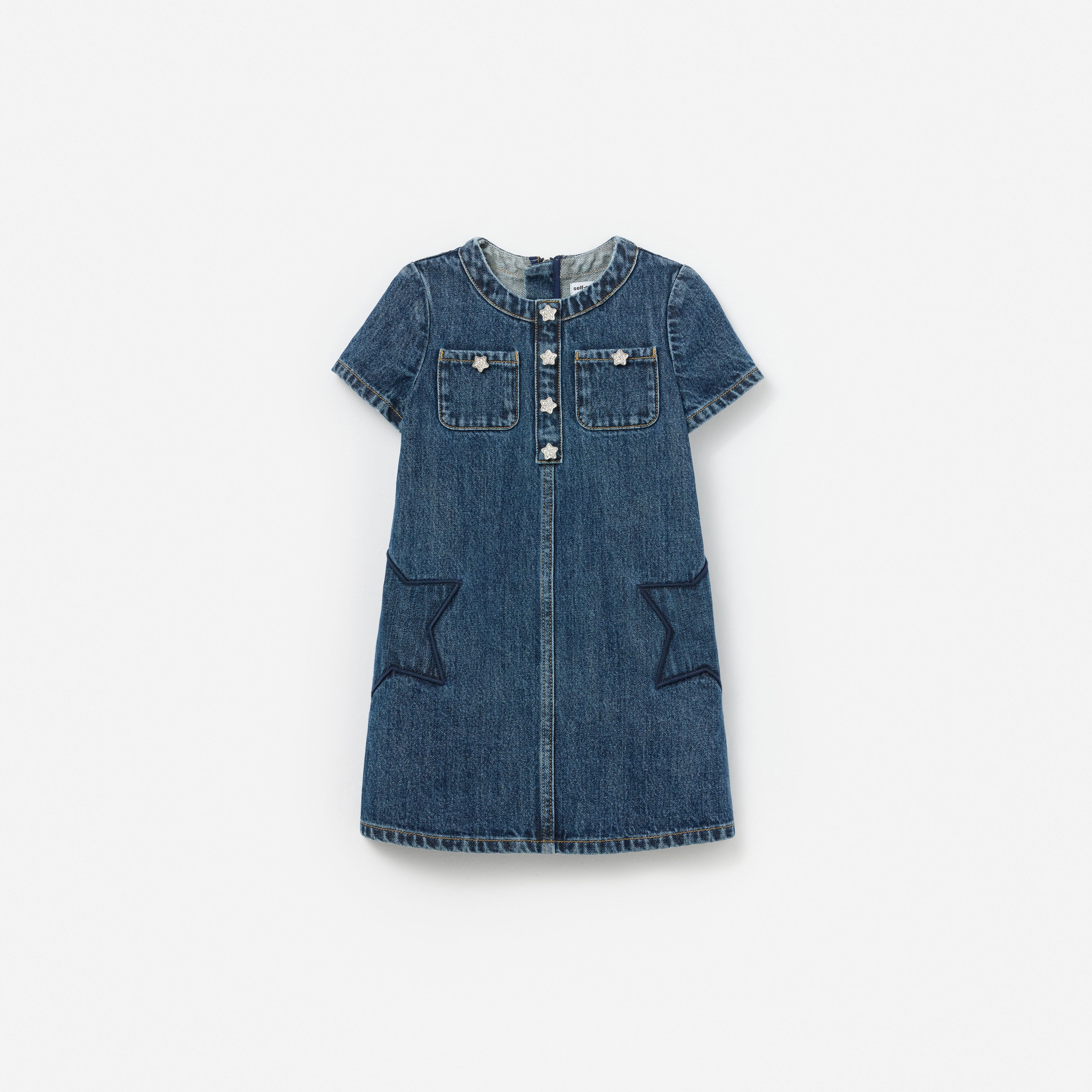 denim star dress Star Struck Denim Tube Mini Dress
