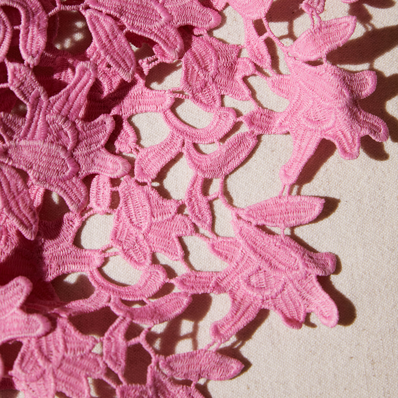 Pink Azaelea Lace Midi Dress