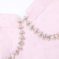 Pink Diamante Denim Mini Dress
