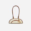 Canvas Curved Shoulder Bag