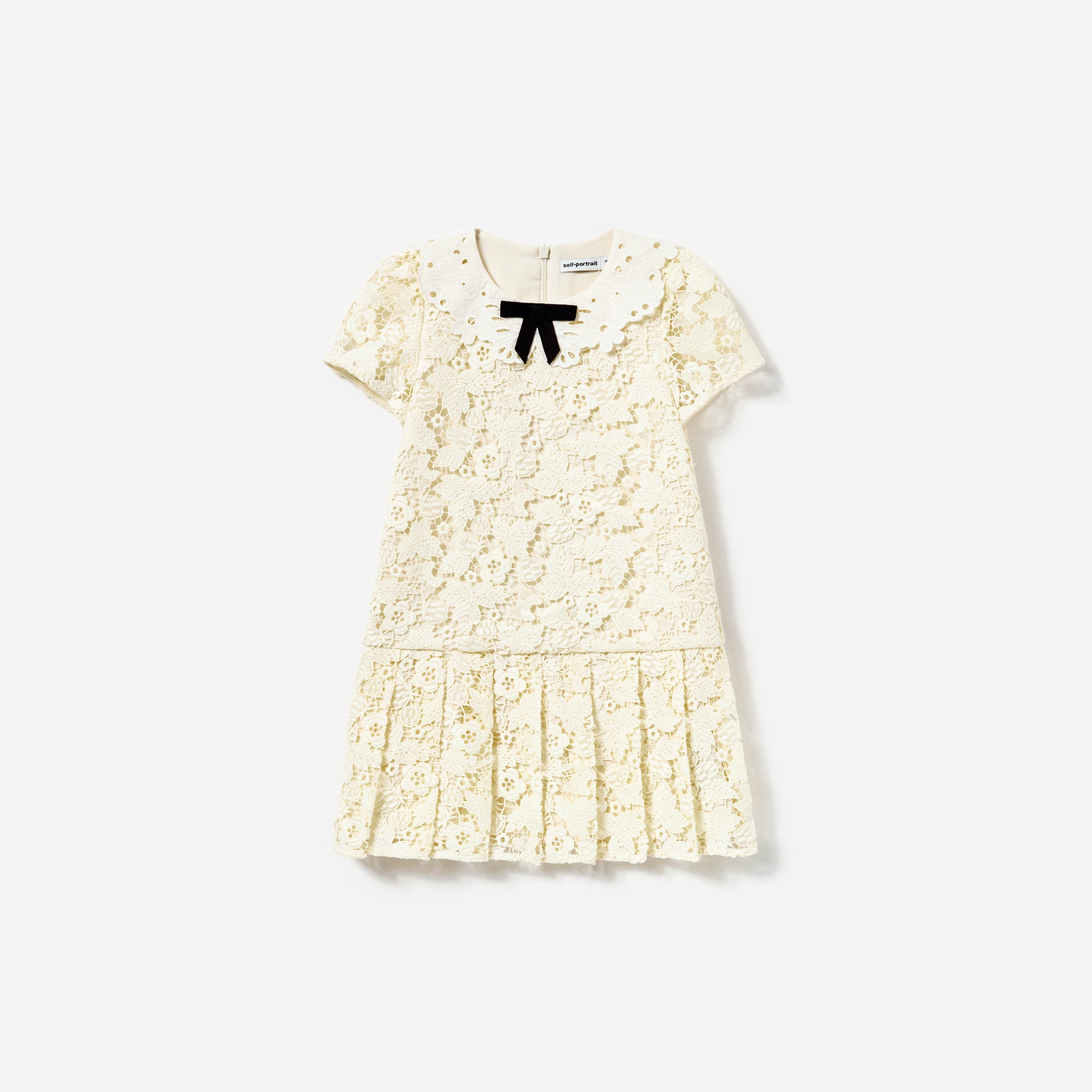 dress beige lace Self-Portrait - Cream Butterfly Lace Dress