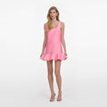Pink Taffeta Mini Dress