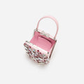 Pink Multi Crystal Mini Bow Bag