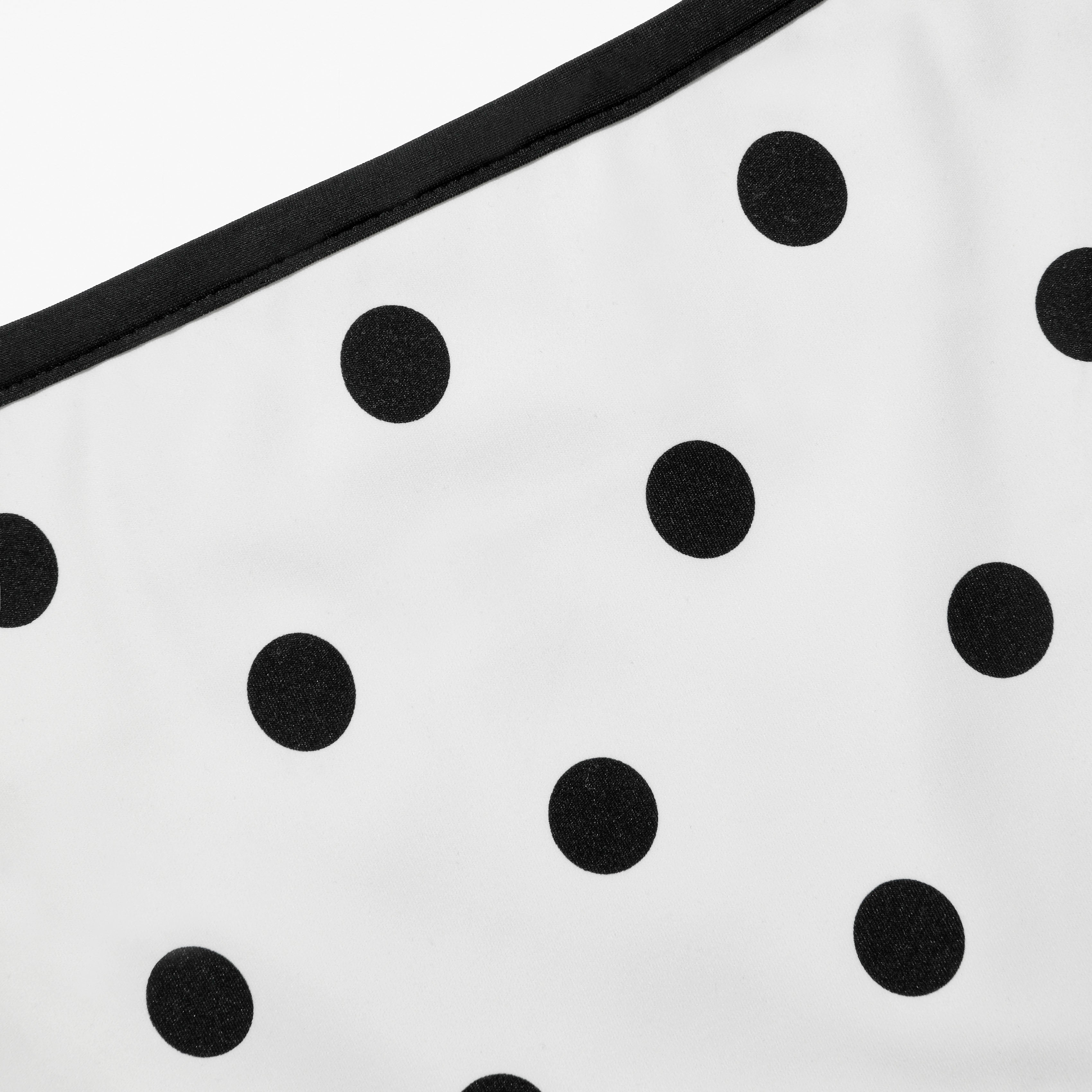 White Polka Dot Bikini Bottoms